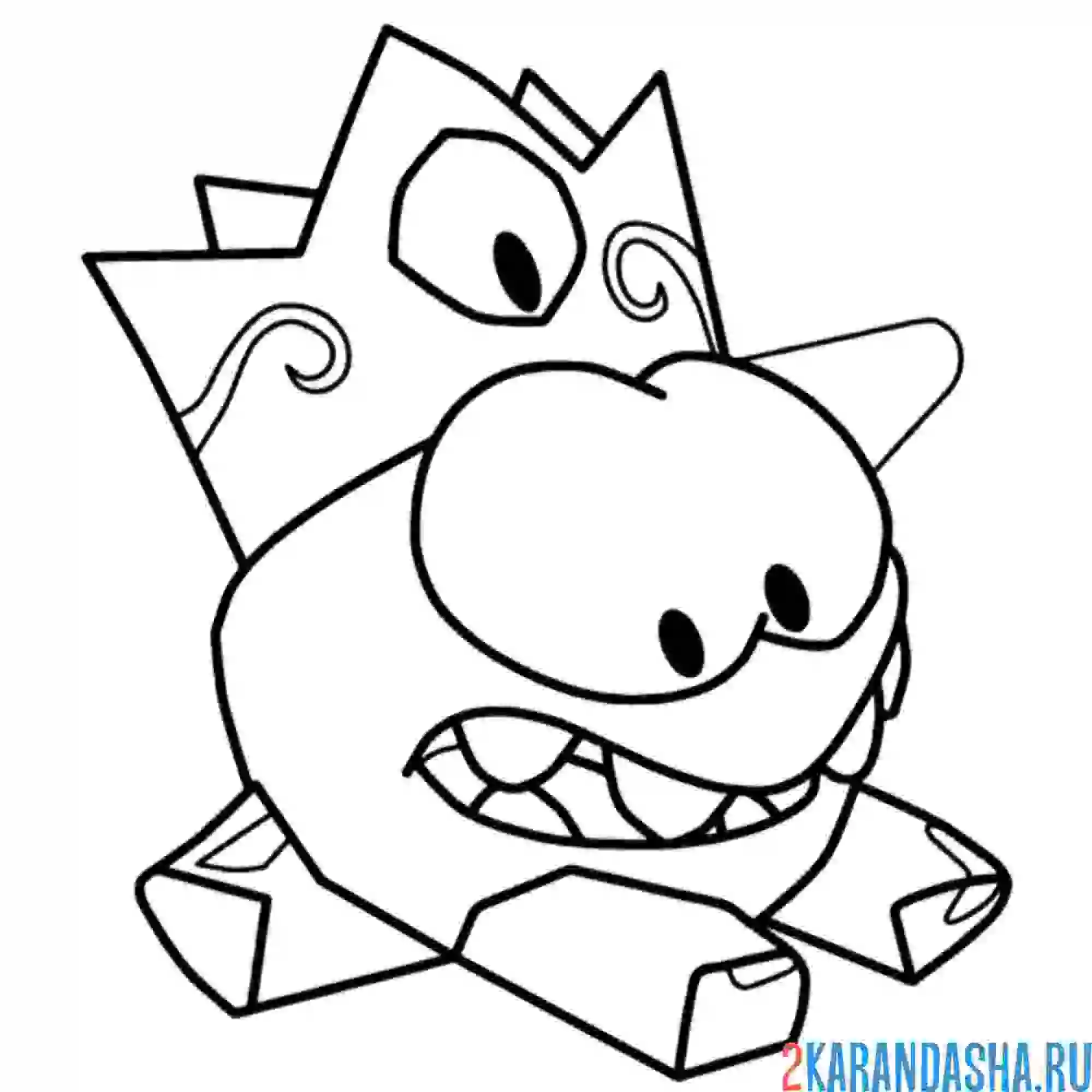 Раскраска ам-няма царь