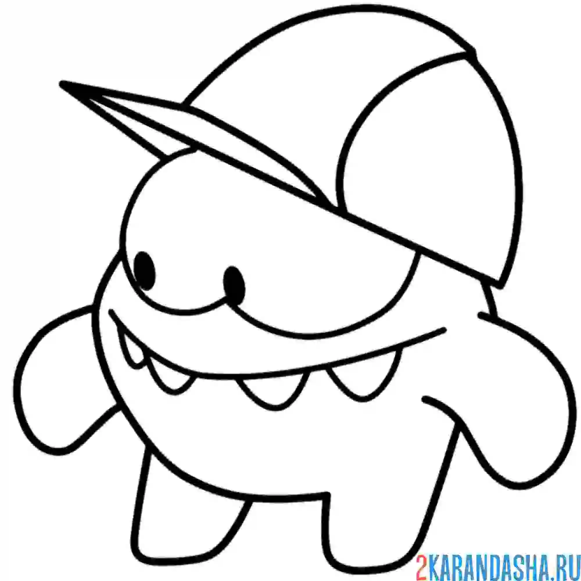 Раскраска ам-няма бейсбол