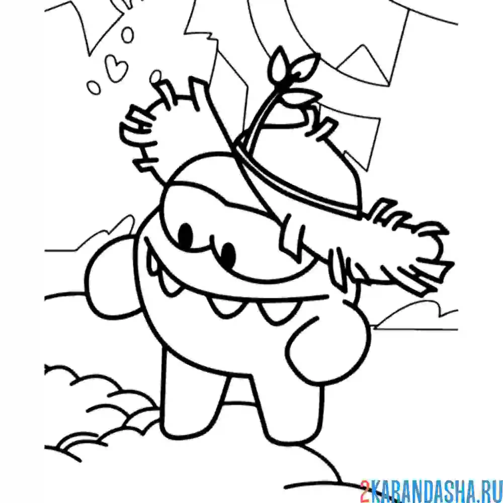 Раскраска ам-няма садовод