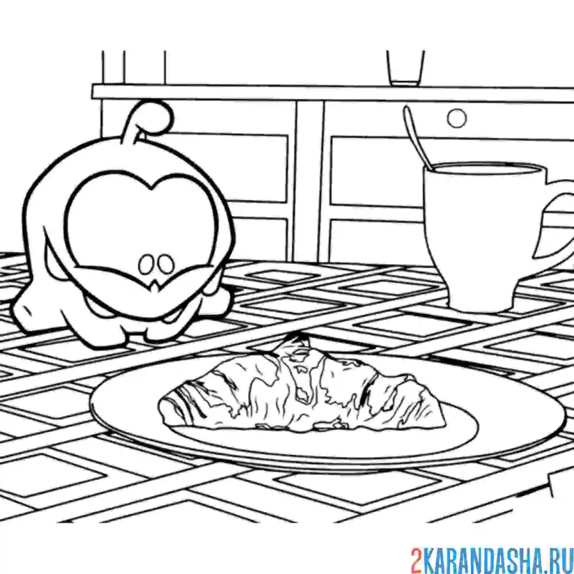 Раскраска ам-няма ест