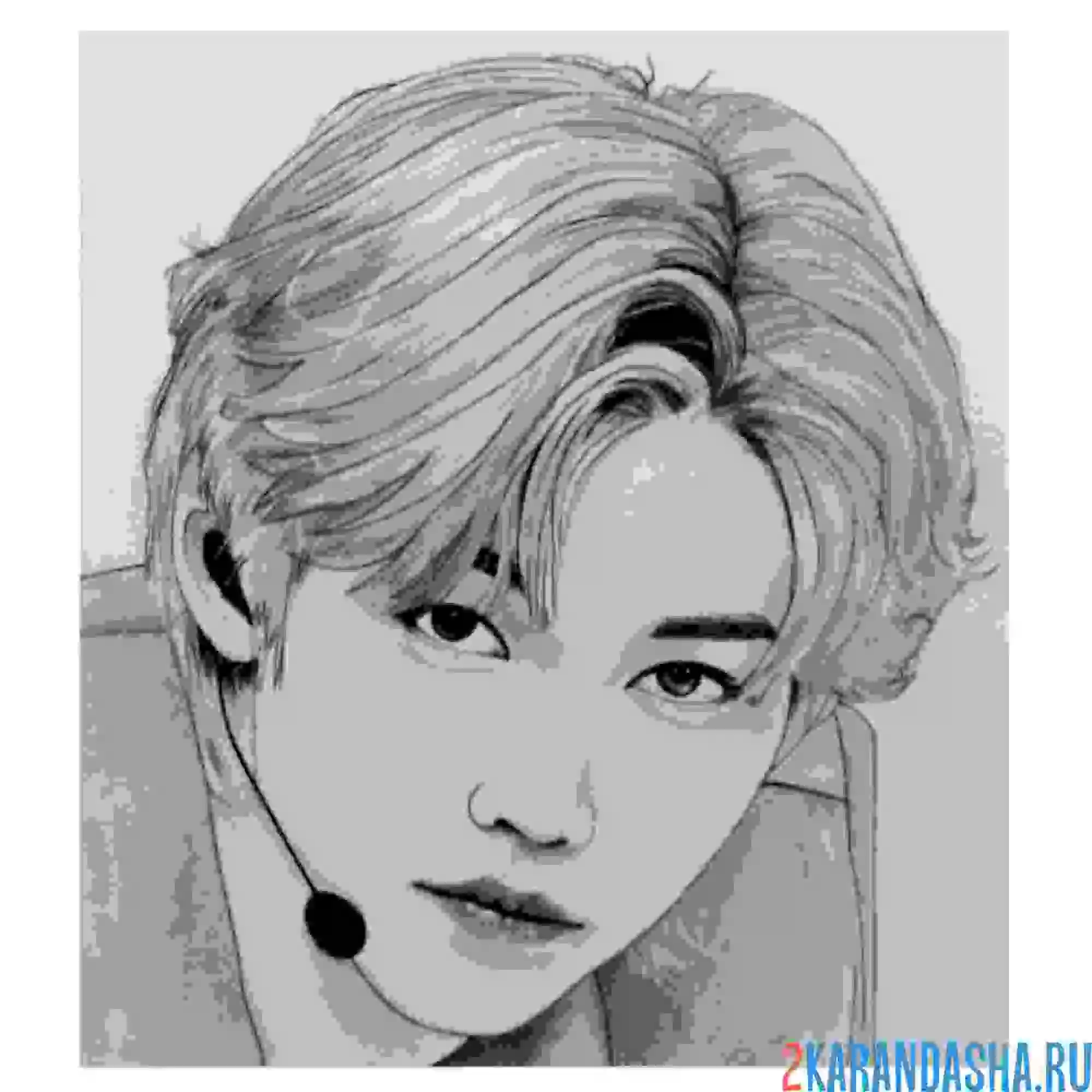 Рисунок феликса из stray kids