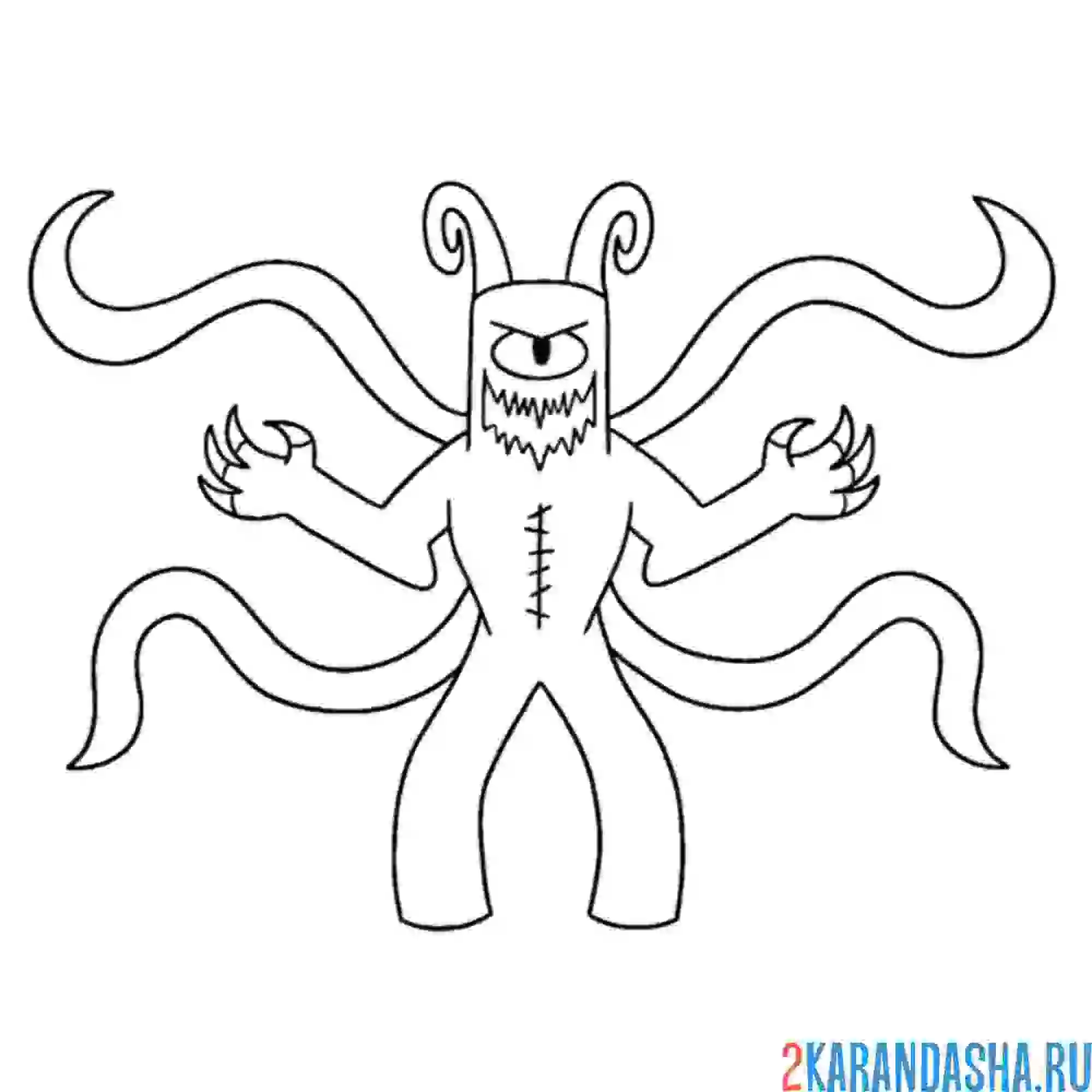 Раскраска badbad гарден банбан