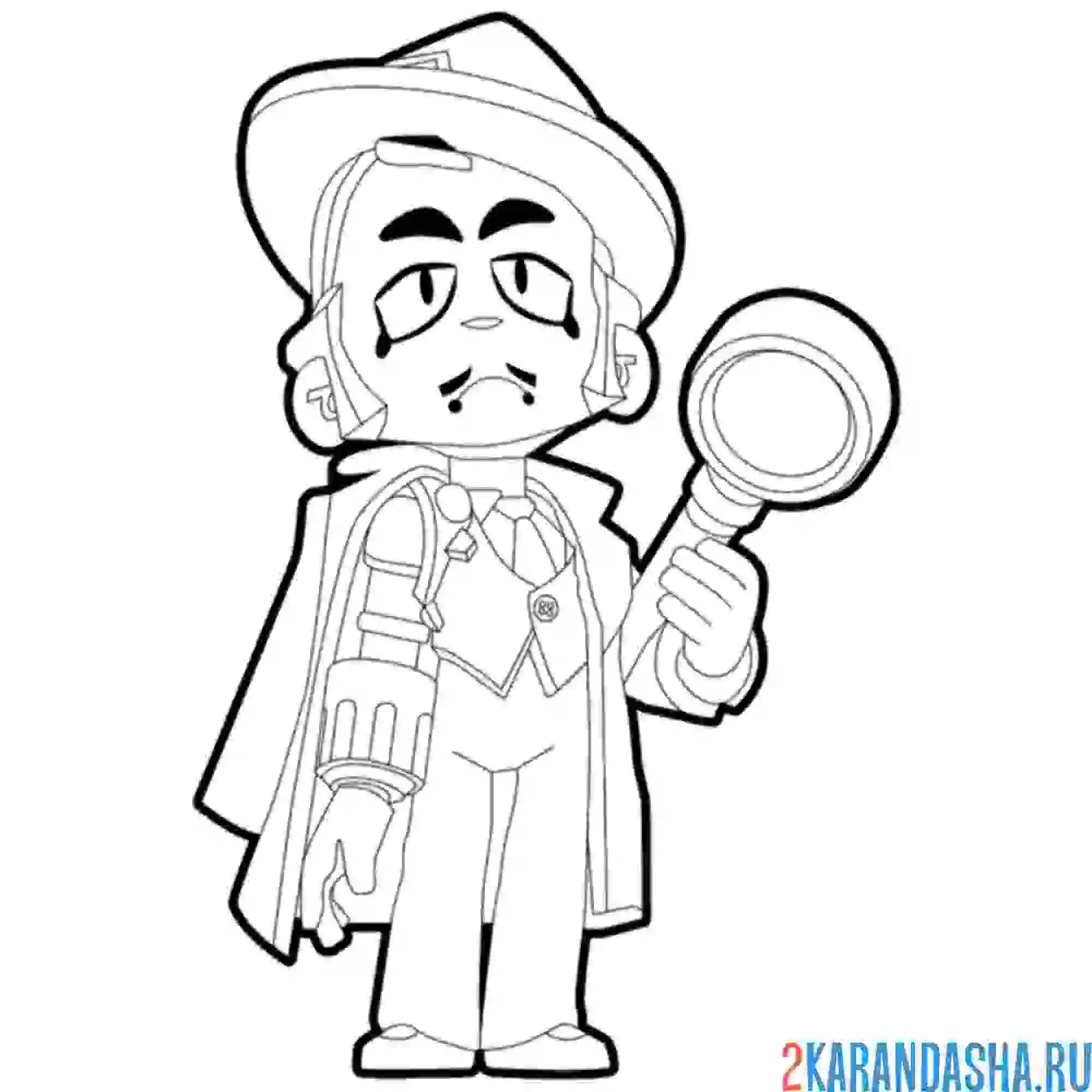 Раскраска грей детектив браво старс