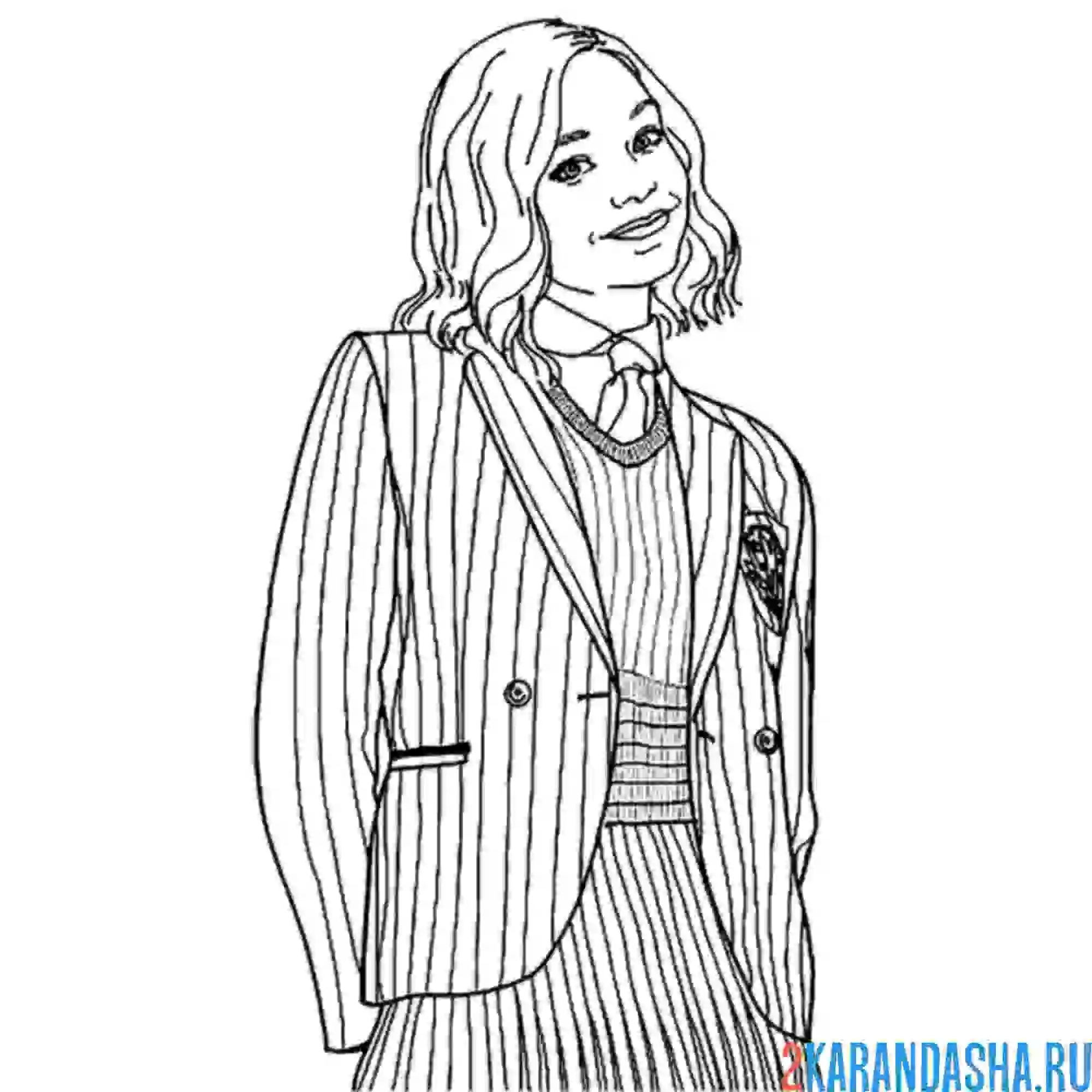 Раскраска энид синклер