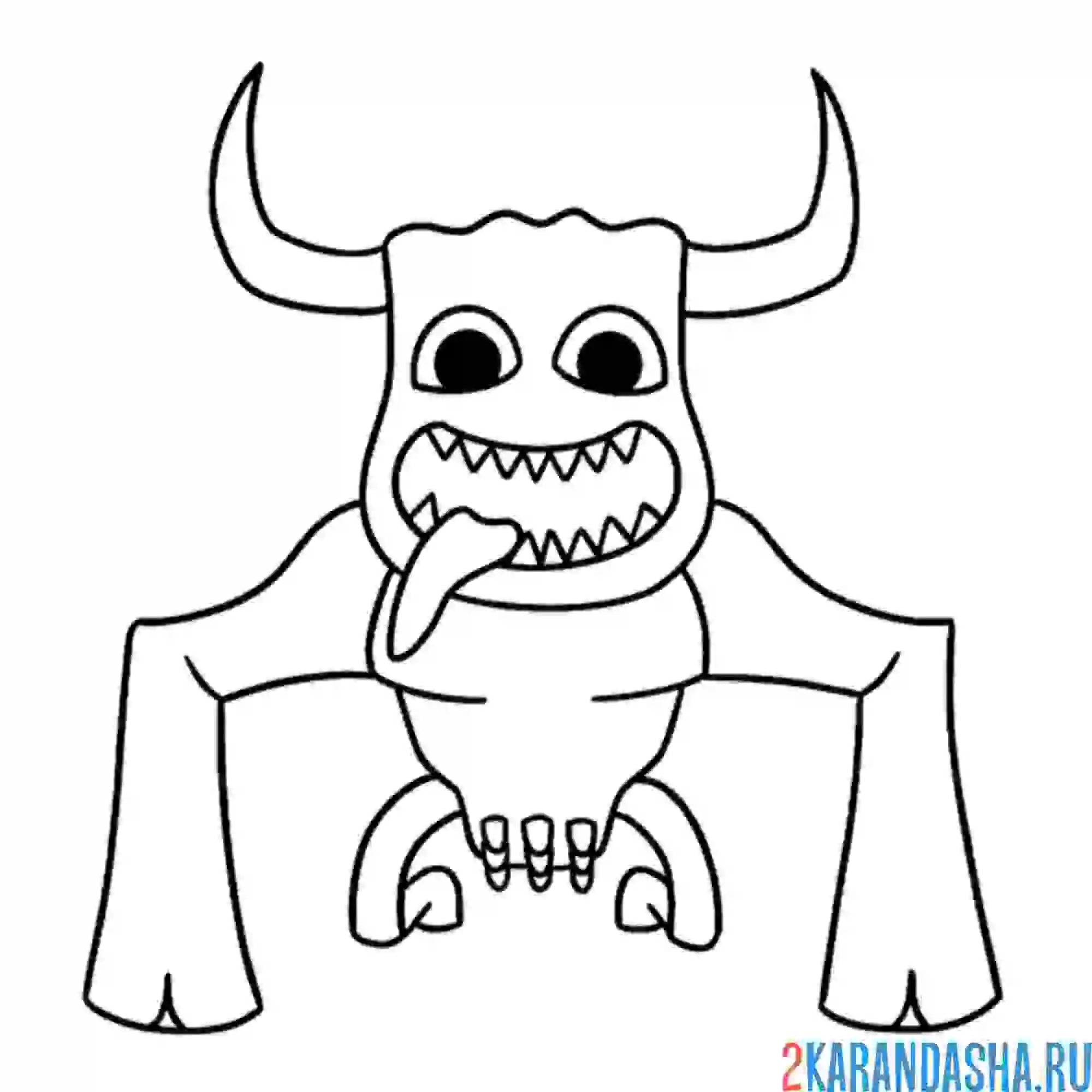 Раскраска snappy cow