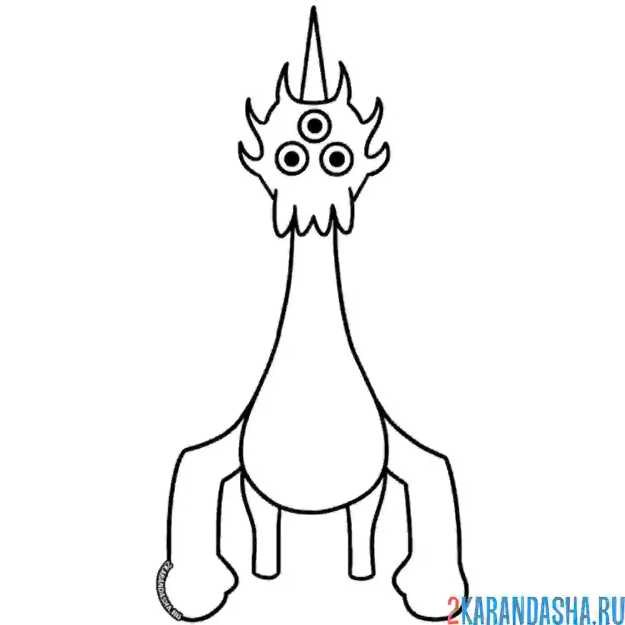 Раскраска единорог тейлор банбан