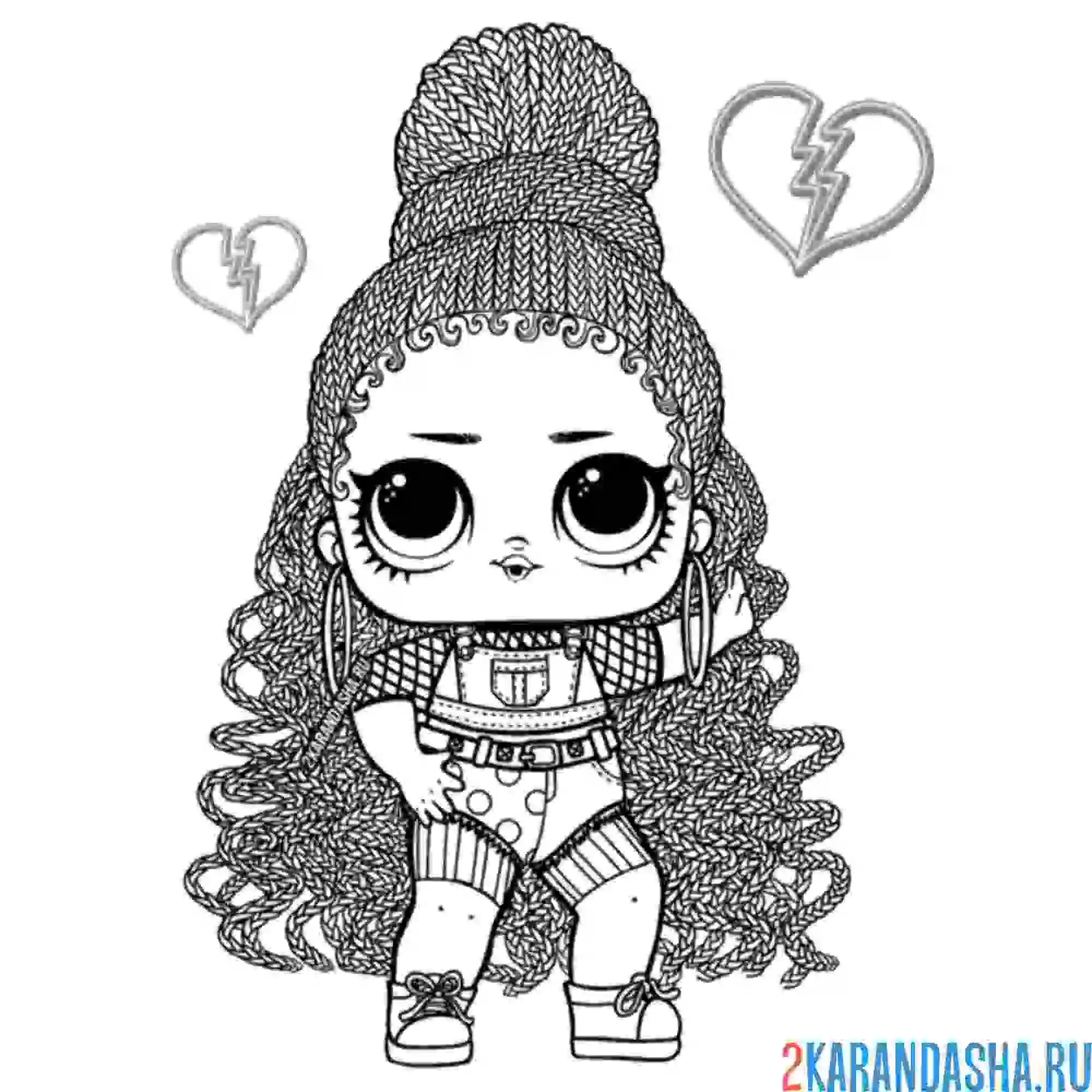 Раскраска лол танцы