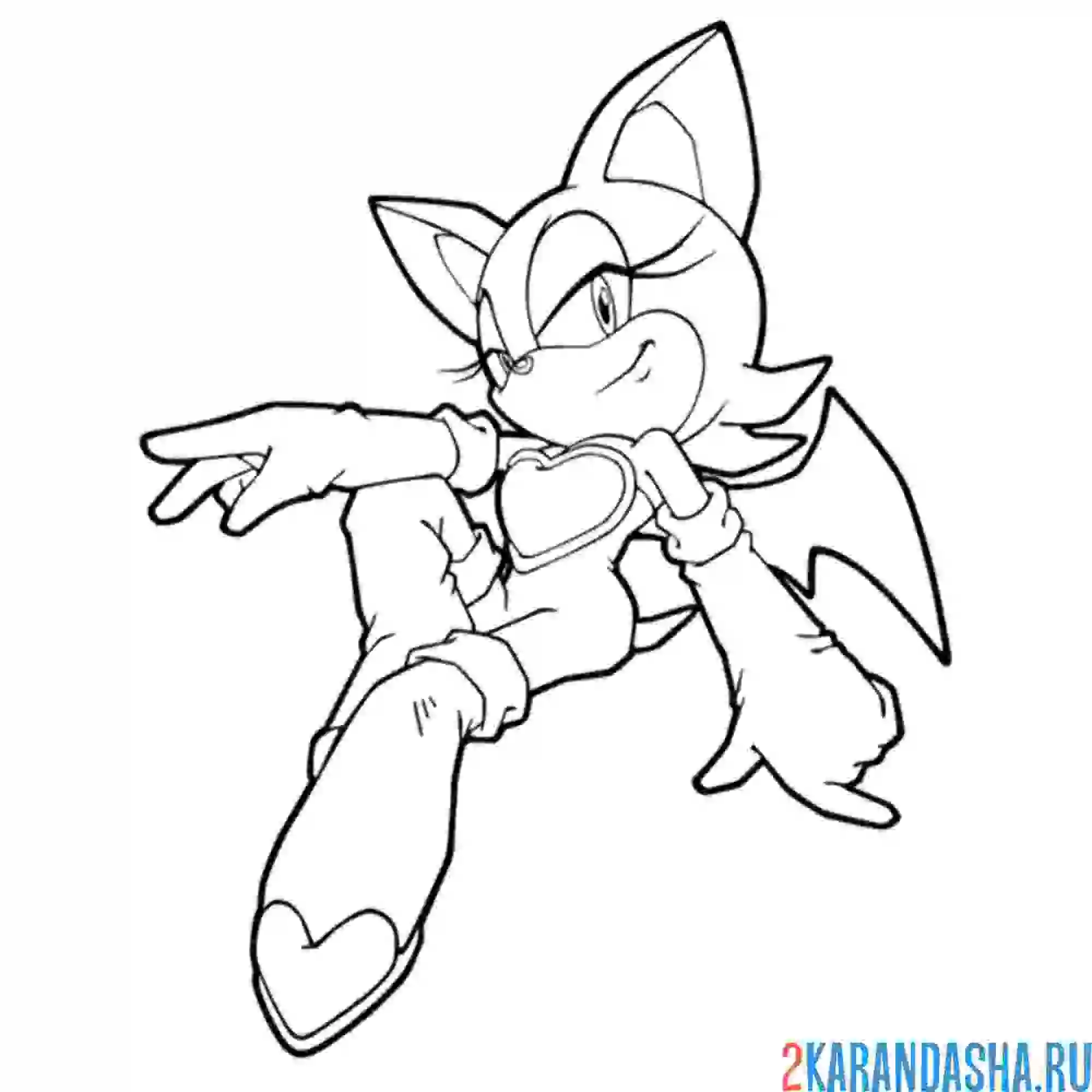 Раскраска руж летучая мышь сидит