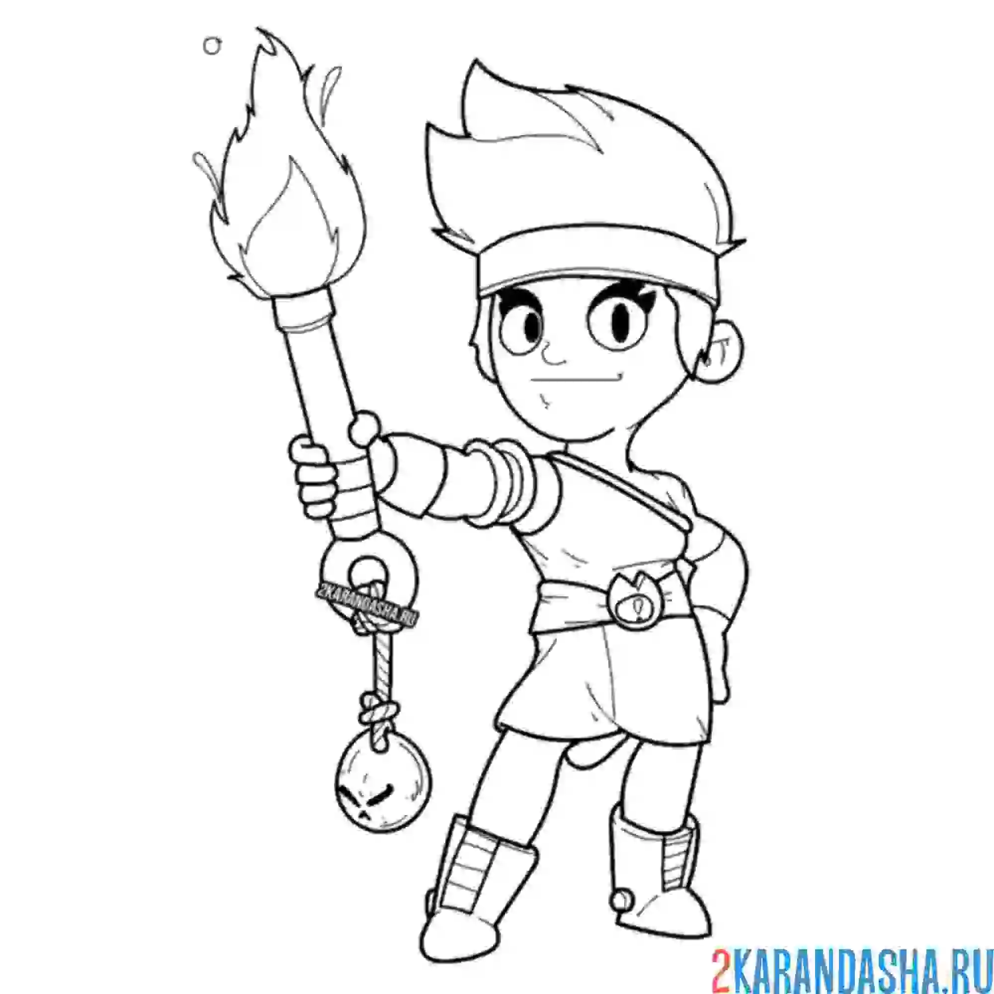 Раскраска амбер легендарный боец скин