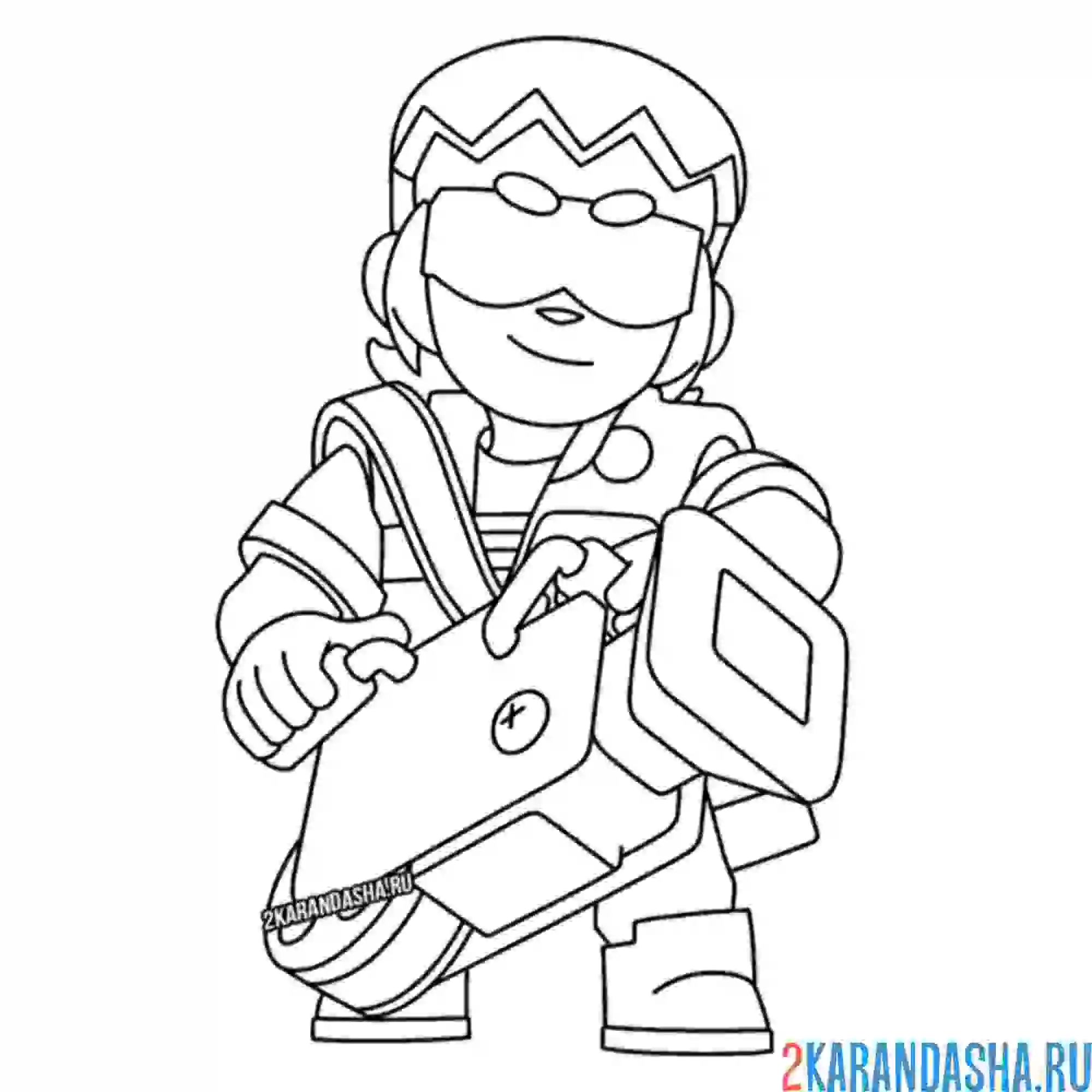 Раскраска бастер