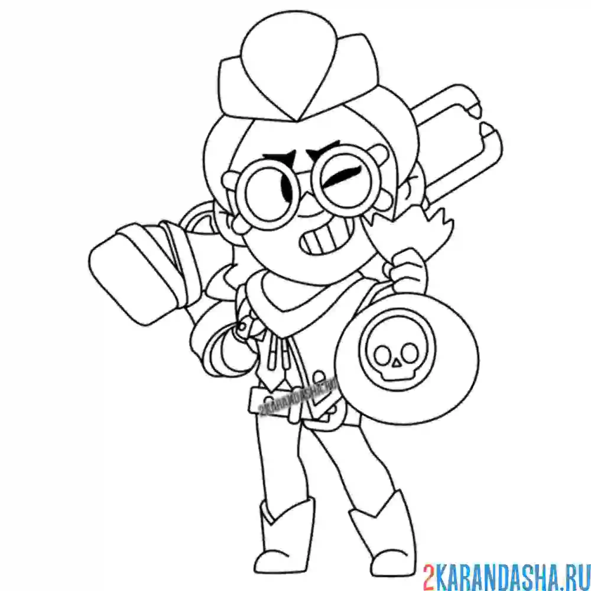 Раскраска белль скин новый