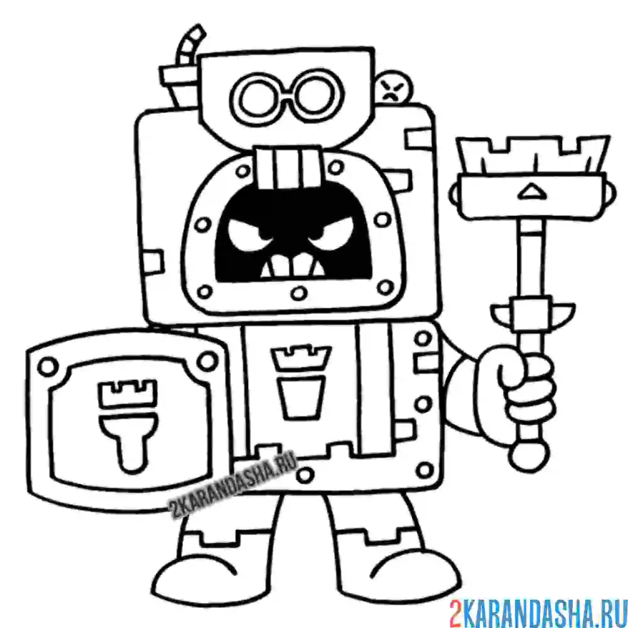 Раскраска боец эш новый персонаж