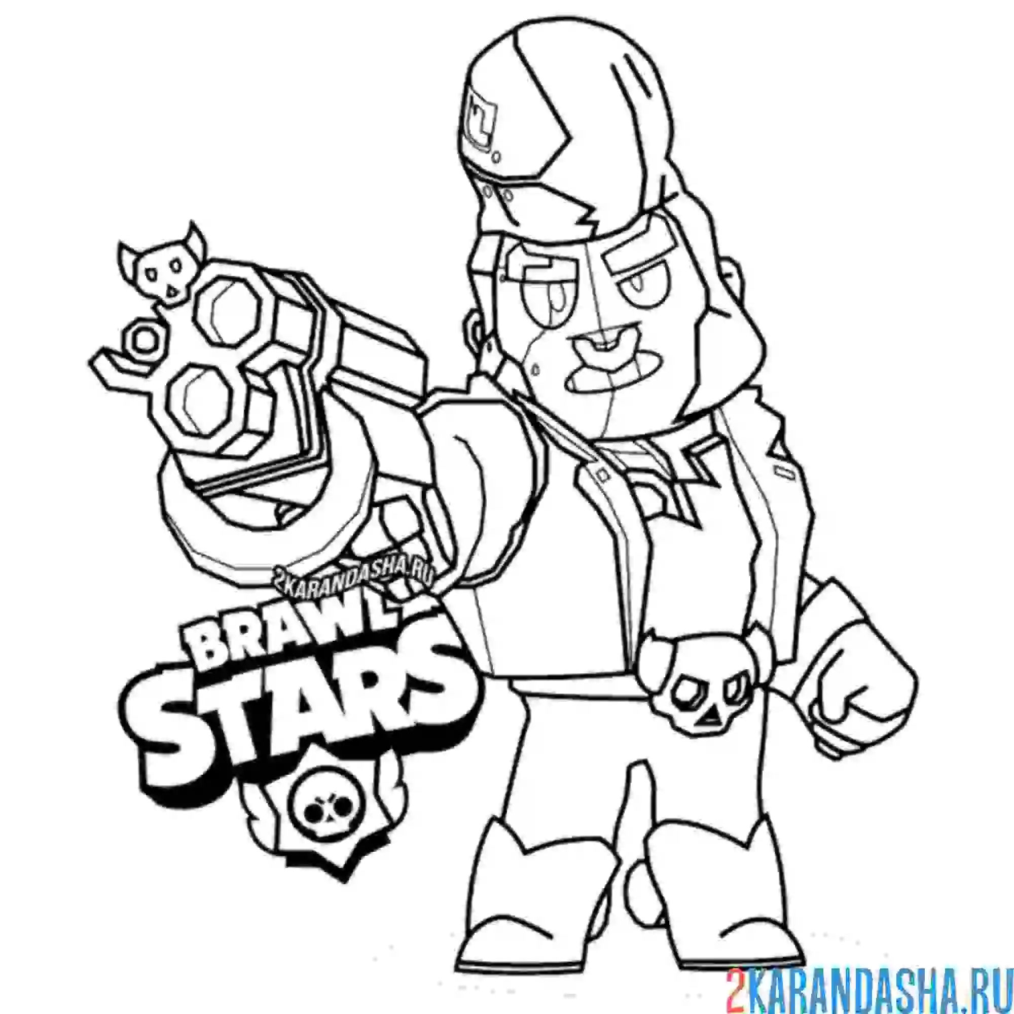 Раскраска булл б-800 скин