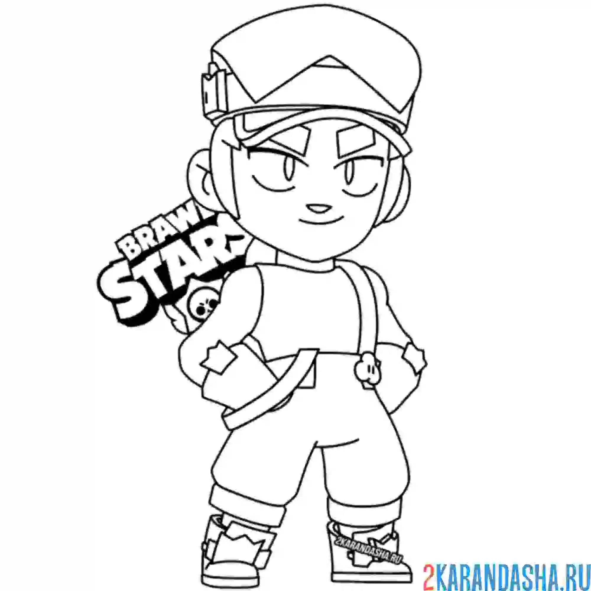 Раскраска фэнг новый боец