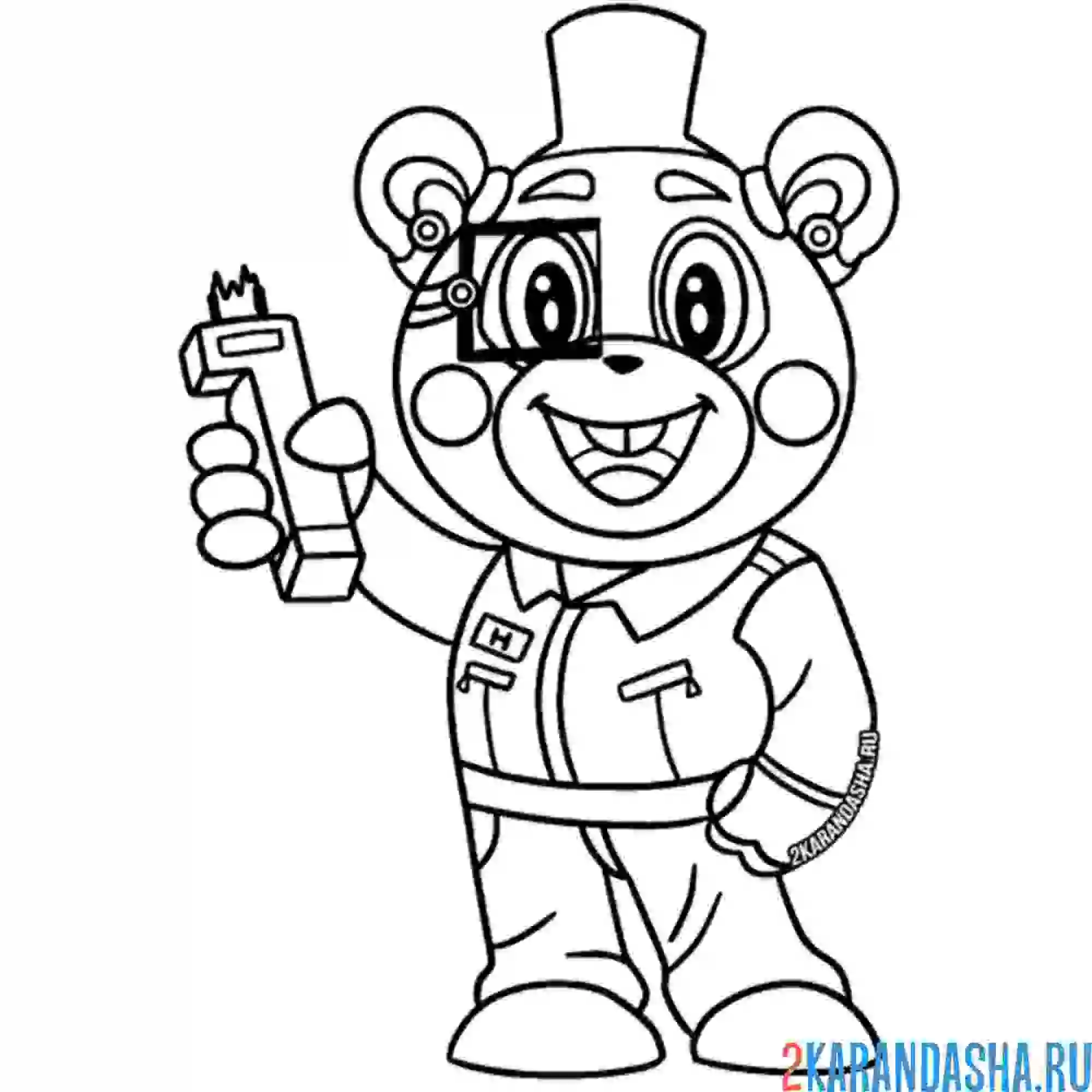 Раскраска хелпи фнаф