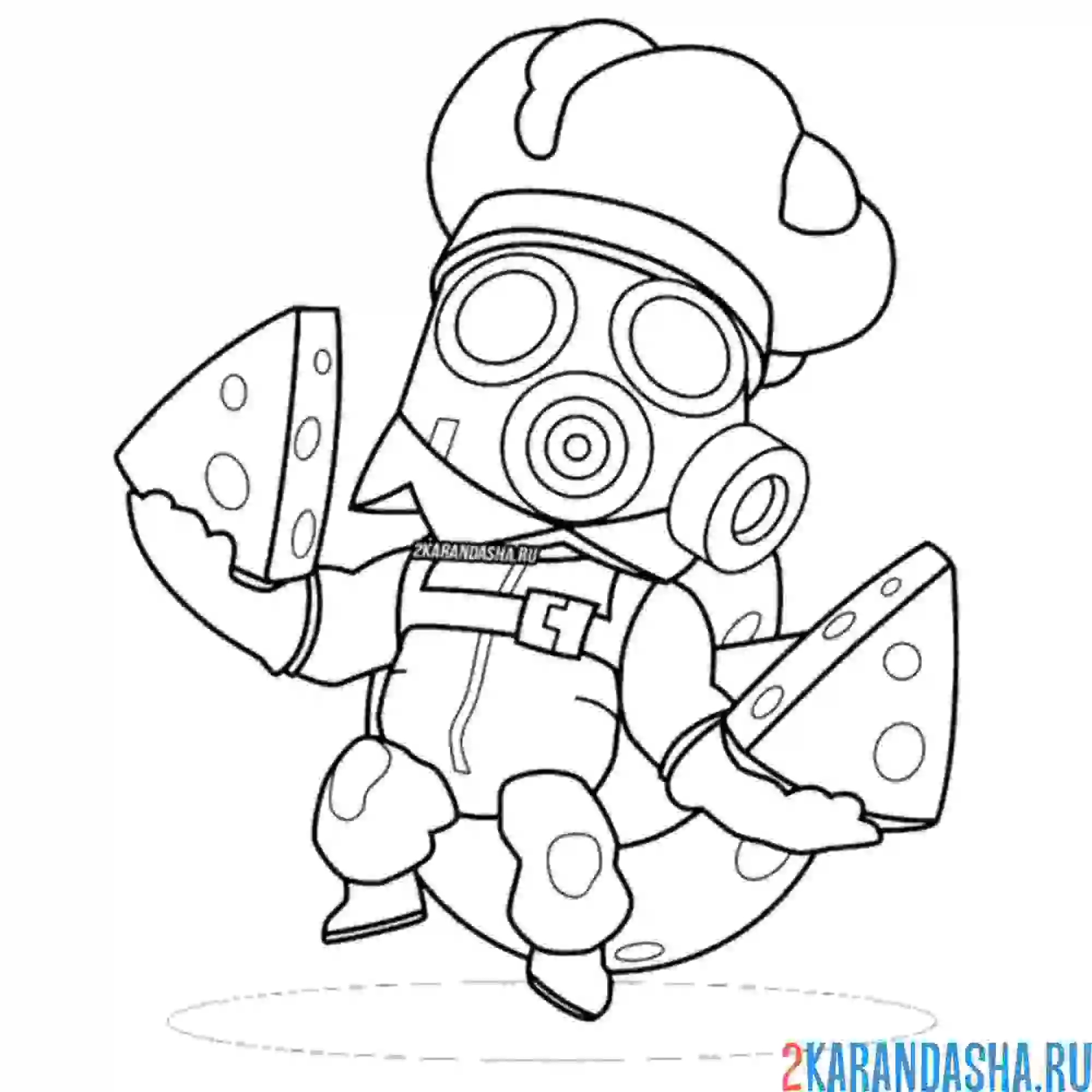 Раскраска майк плесень новый скин