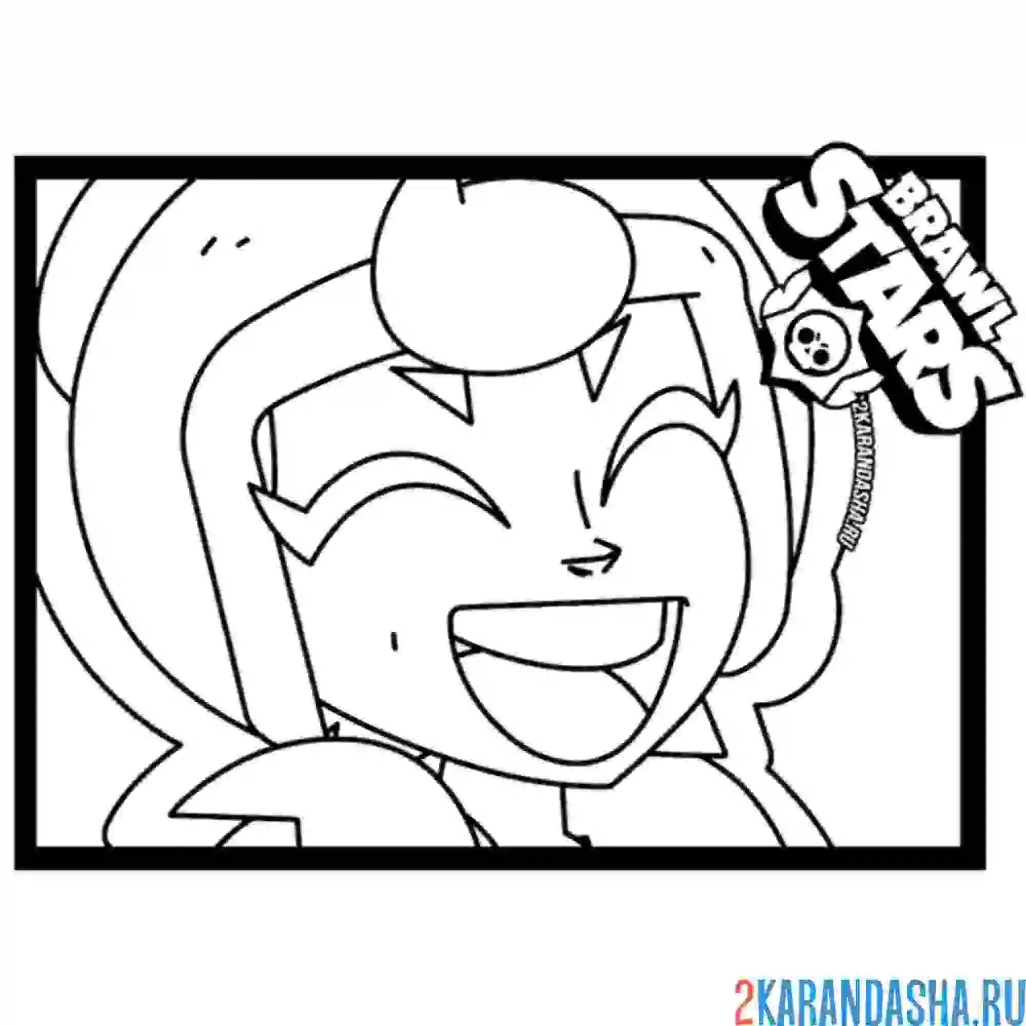 Раскраска пин джанет