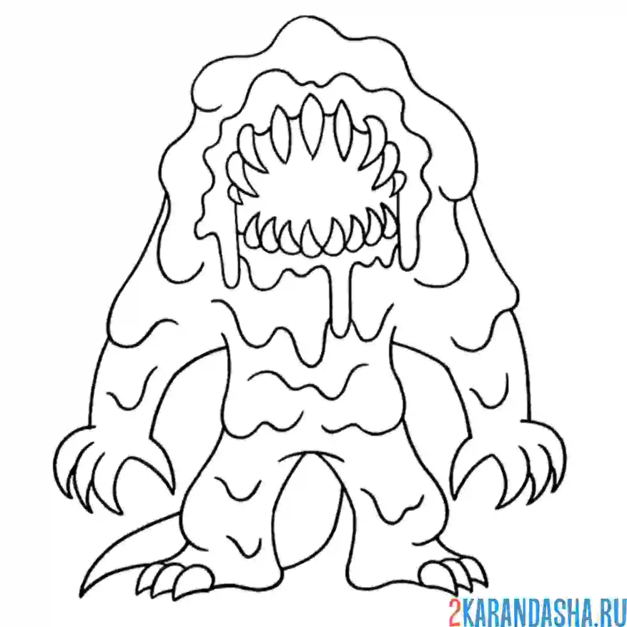 Раскраска роблокс doors greed