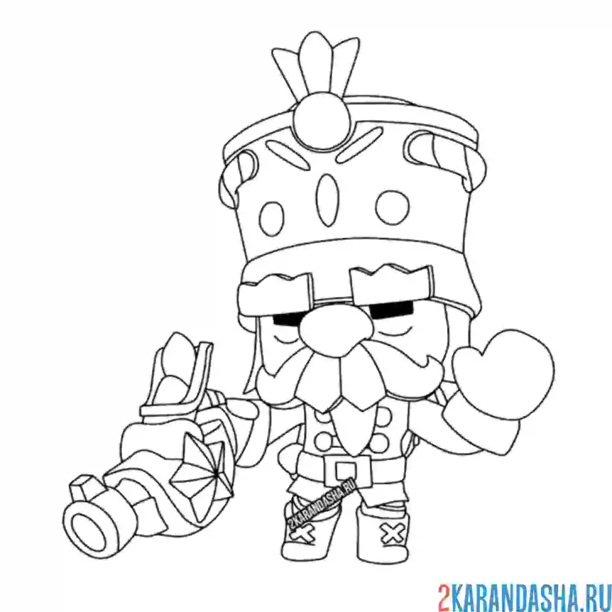 Раскраска щелкунчик гейл (гэйл)