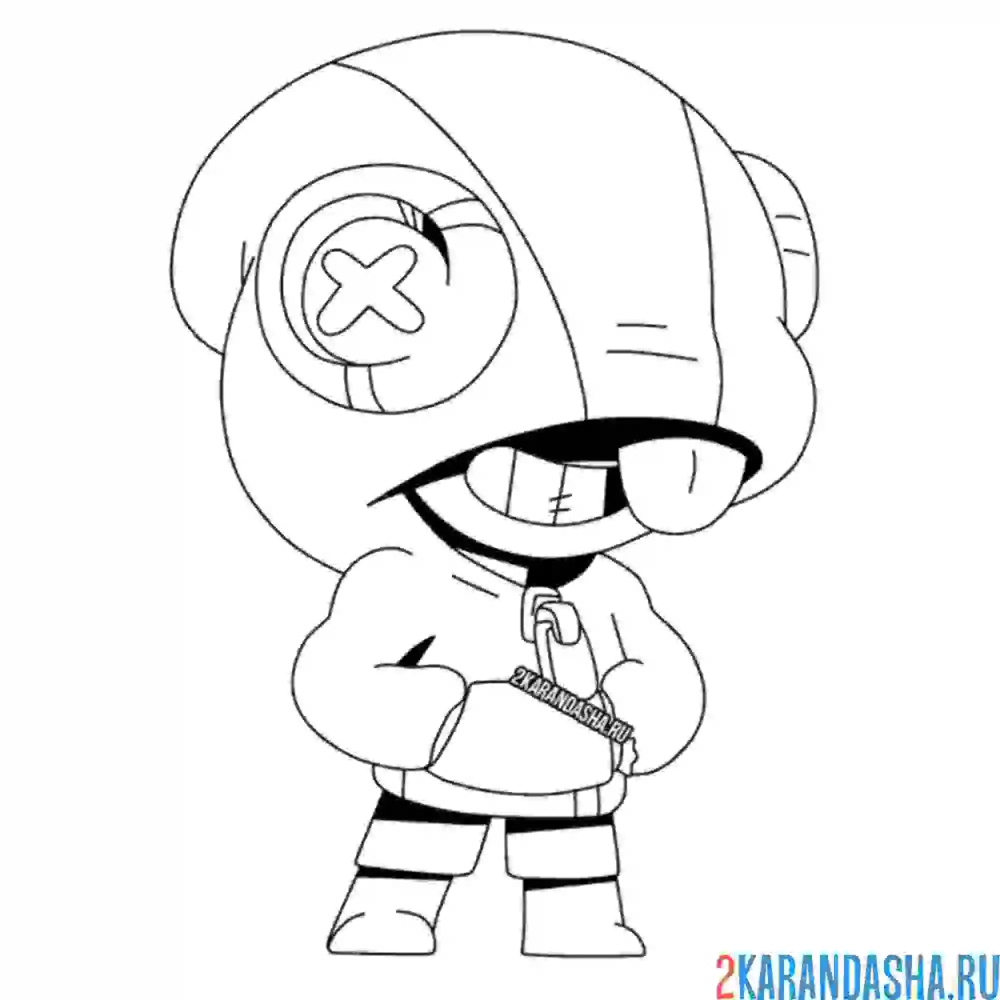 Раскраска скин леон 2021