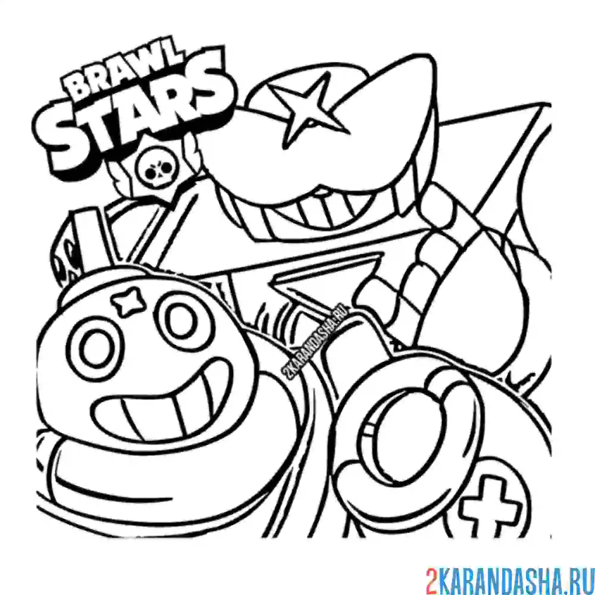 Раскраска вольт и тик