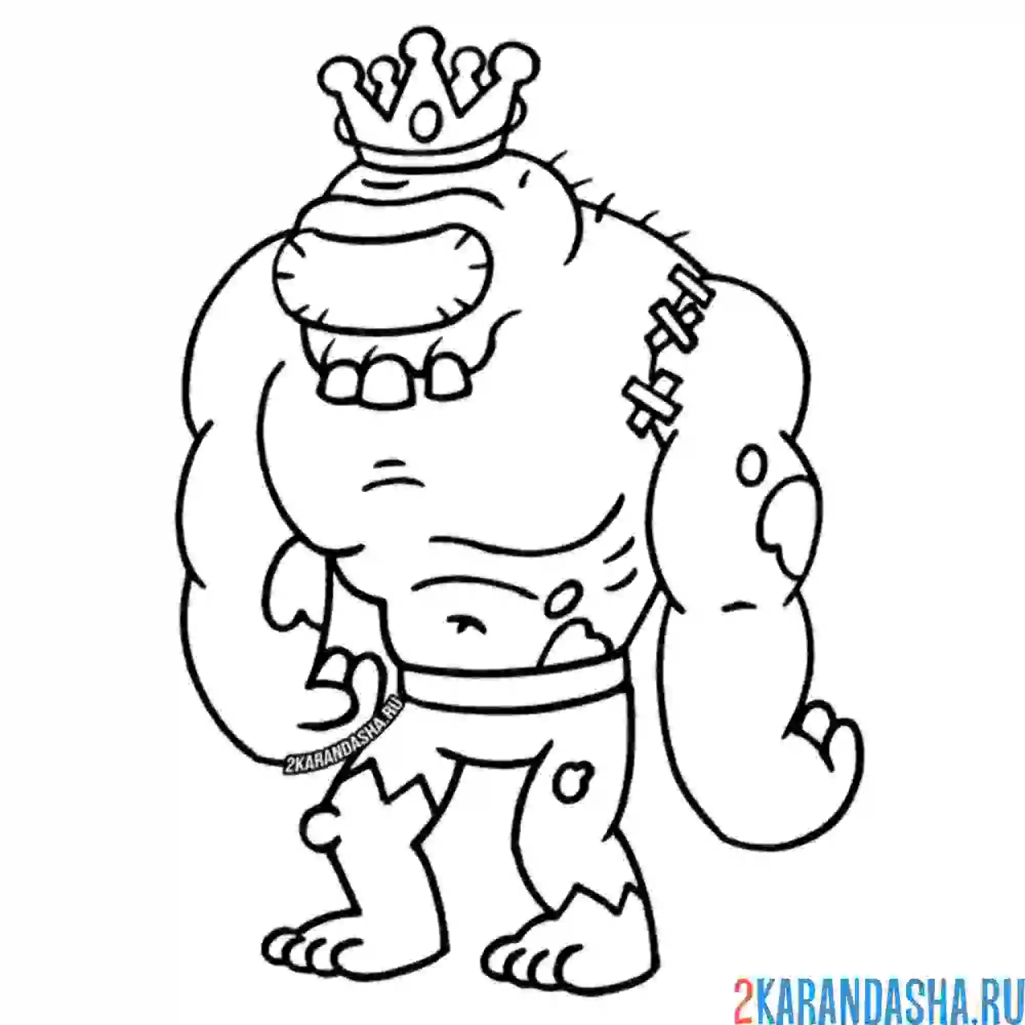 Раскраска зомби из амонг ас